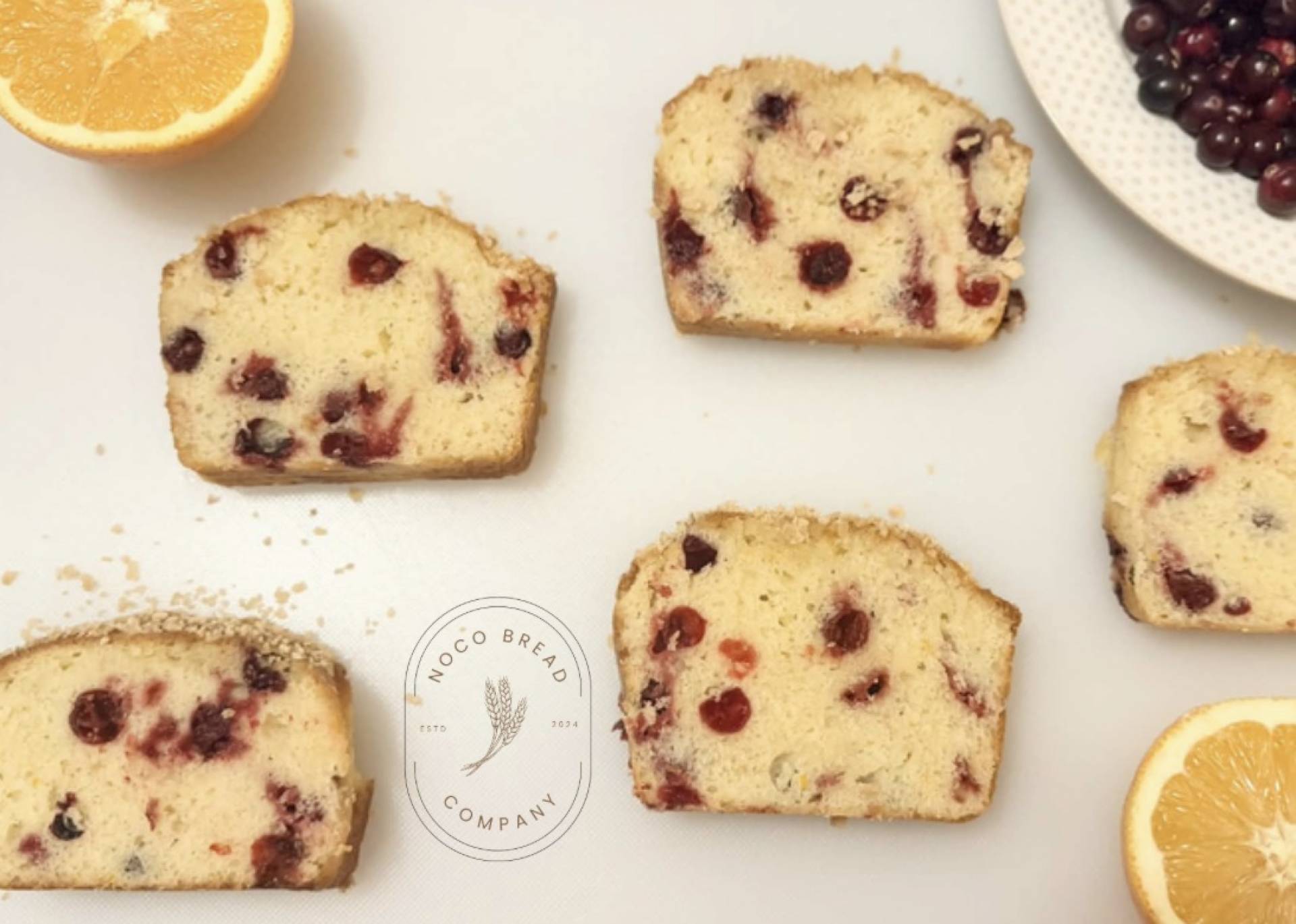 NoCo Sourdough - Orange Cranberry Sweet Loaf