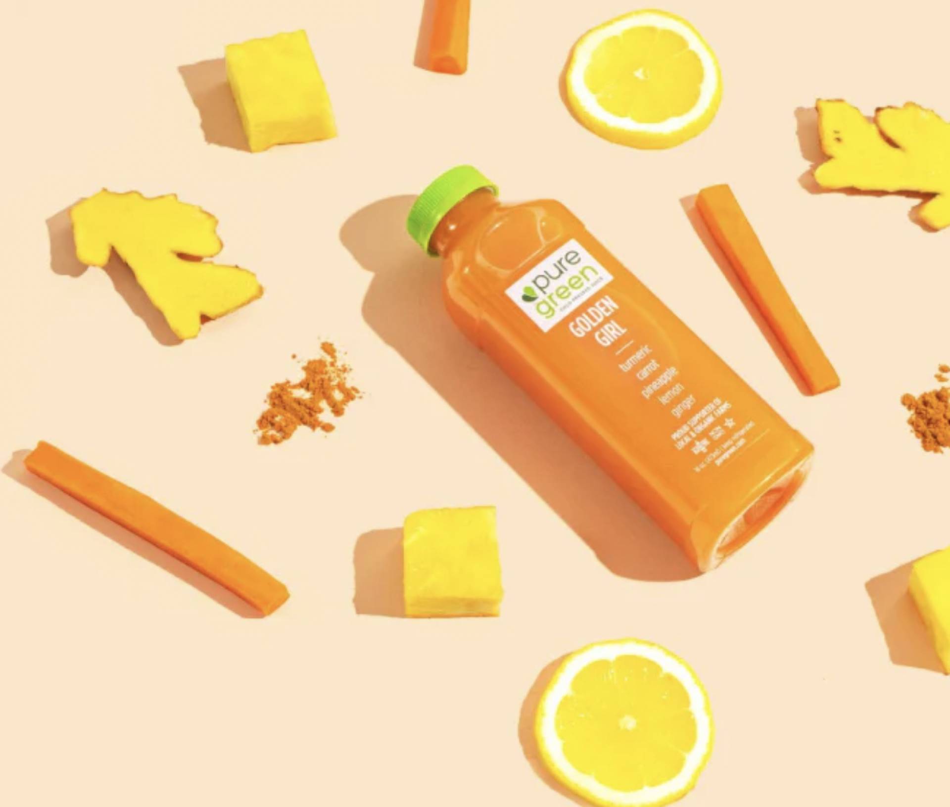 Pure Green - Golden Girl Cold Pressed Juice