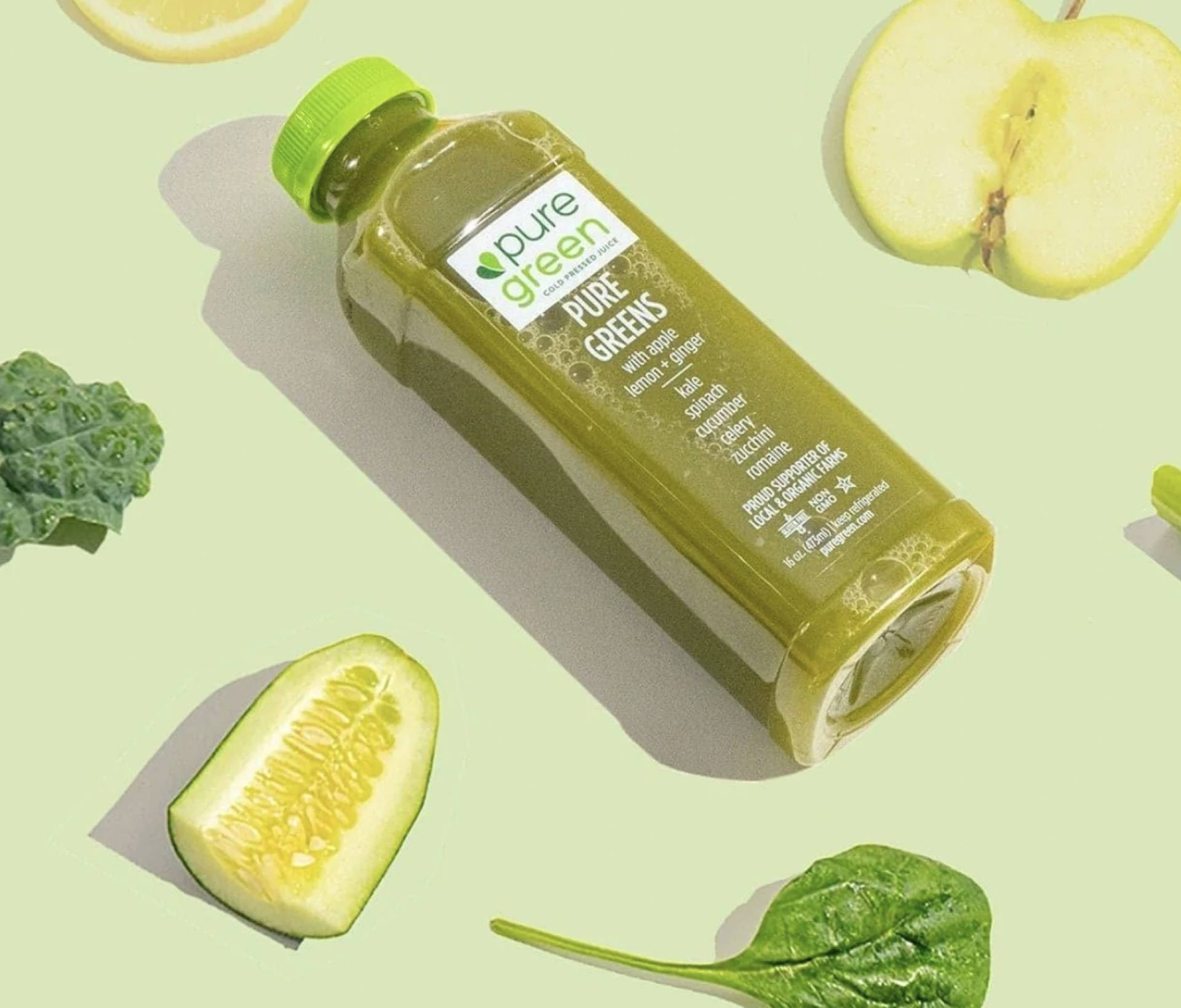 Pure Green - Pure Greens LG Cold Pressed Juice