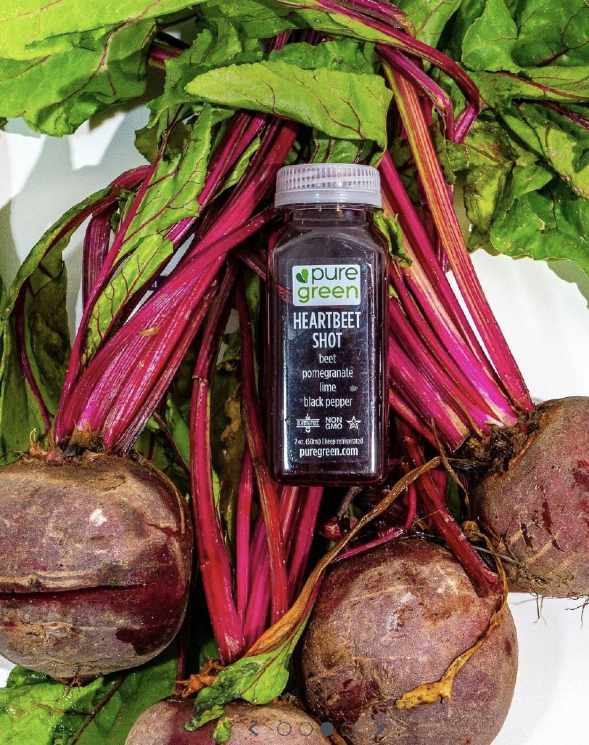 Pure Green Heartbeet Shot