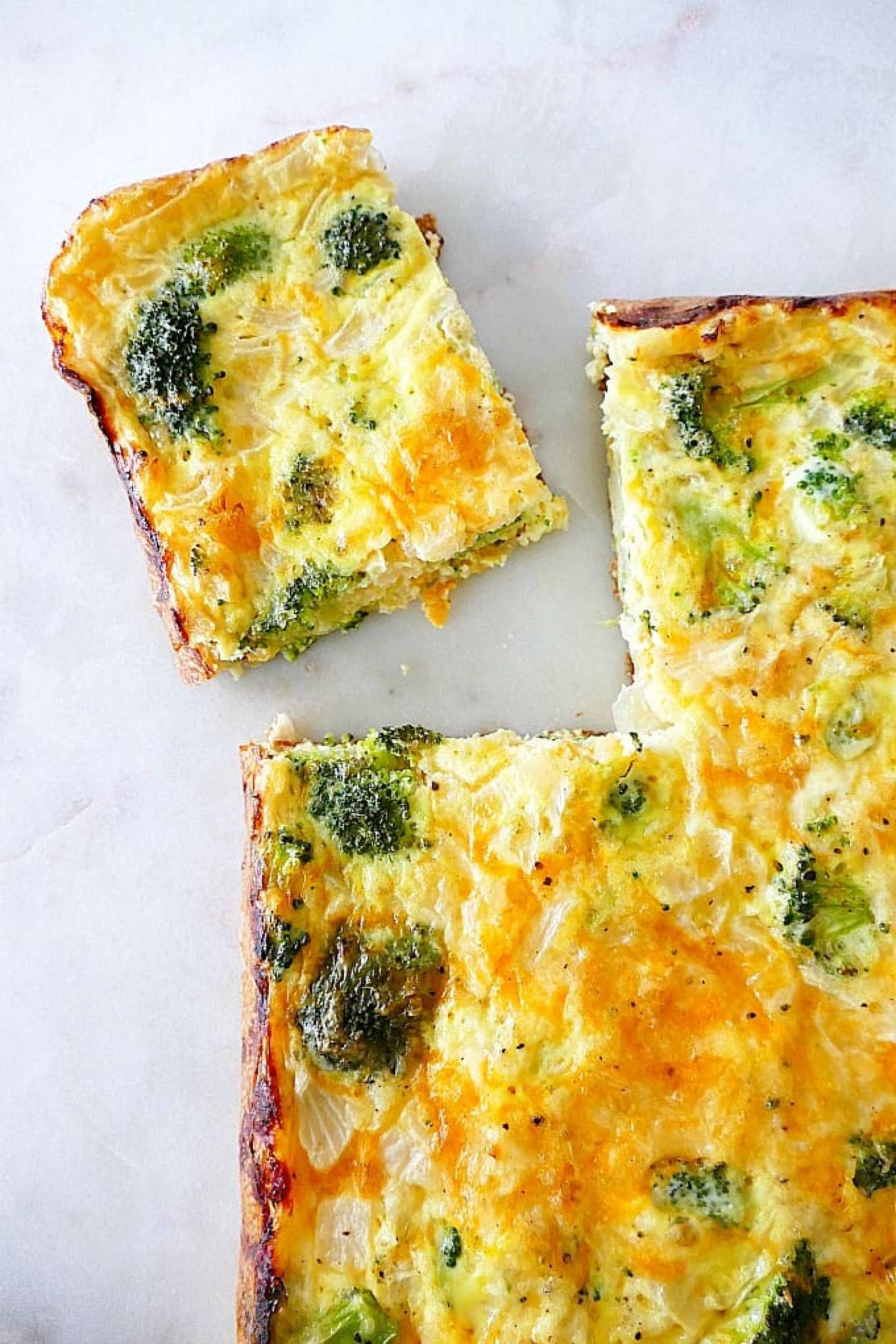 Broccoli Cheddar Breakfast Bake