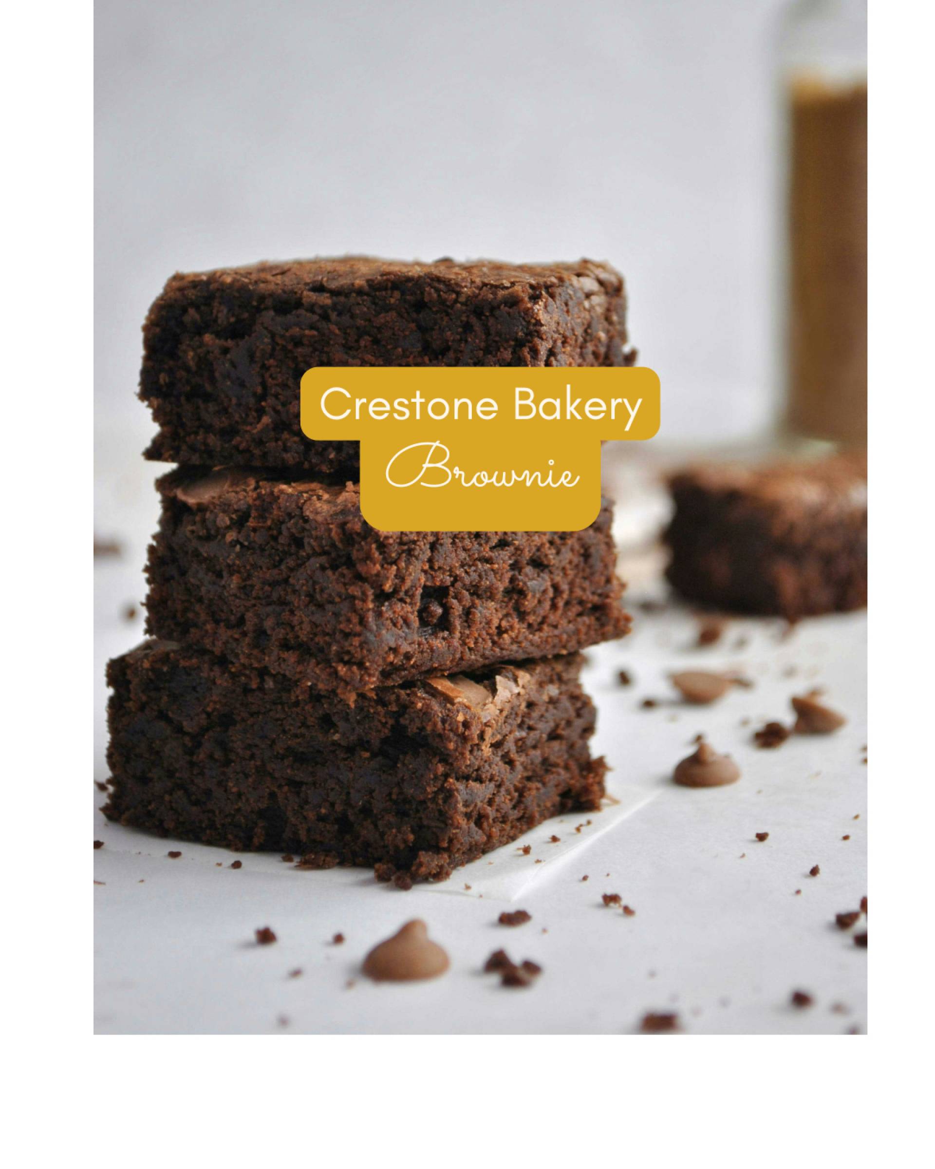 BROWNIE SLICE - CRESTONE BAKERY (Soy Free)