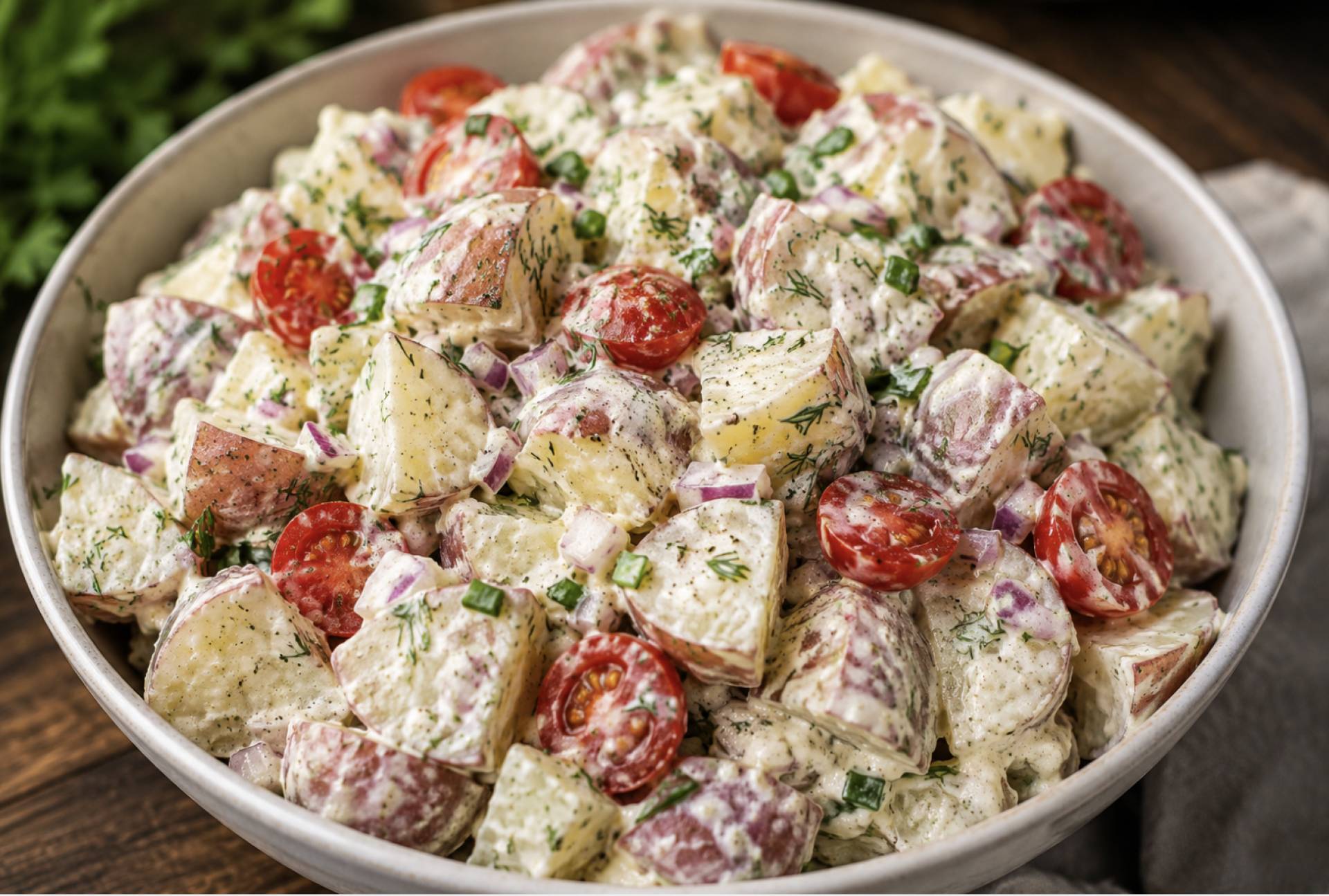 A La Carte Creamy Potato Salad - 4th of July