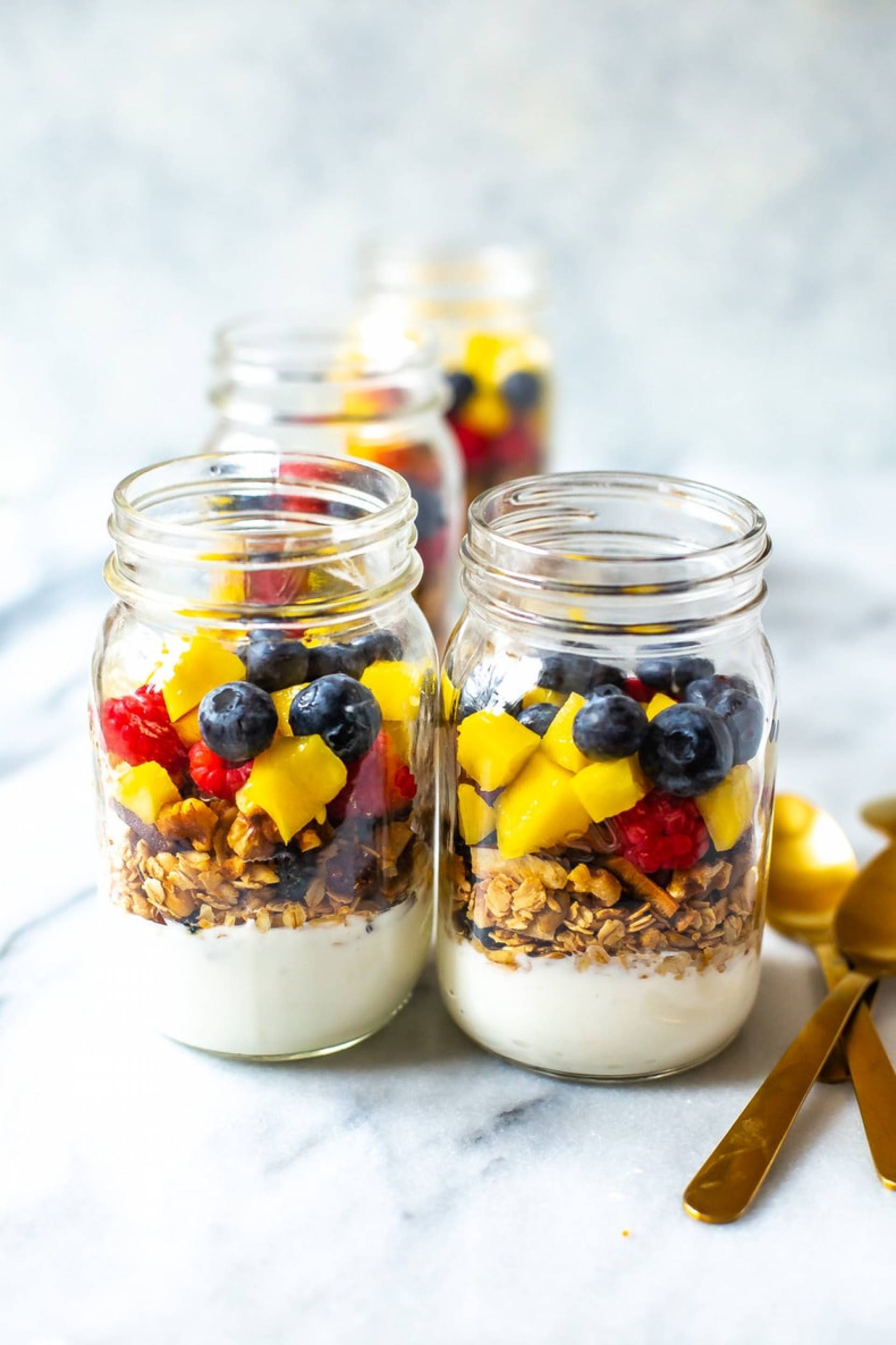 High Protein Parfait with Raspberry, Mango and Ancient Grain Granola - 4 Pack