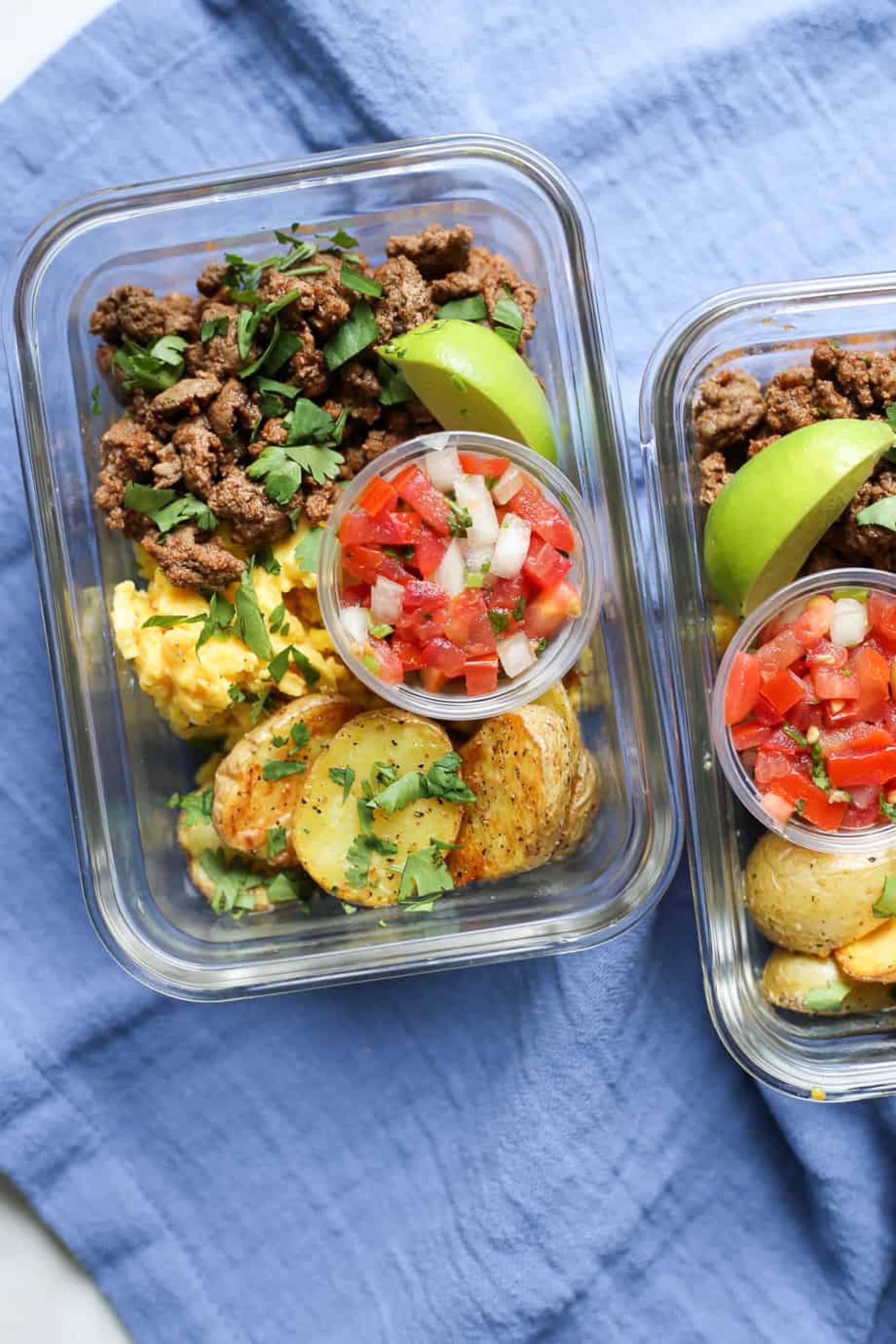 Turkey Taco Breakfast Bowls with Pico