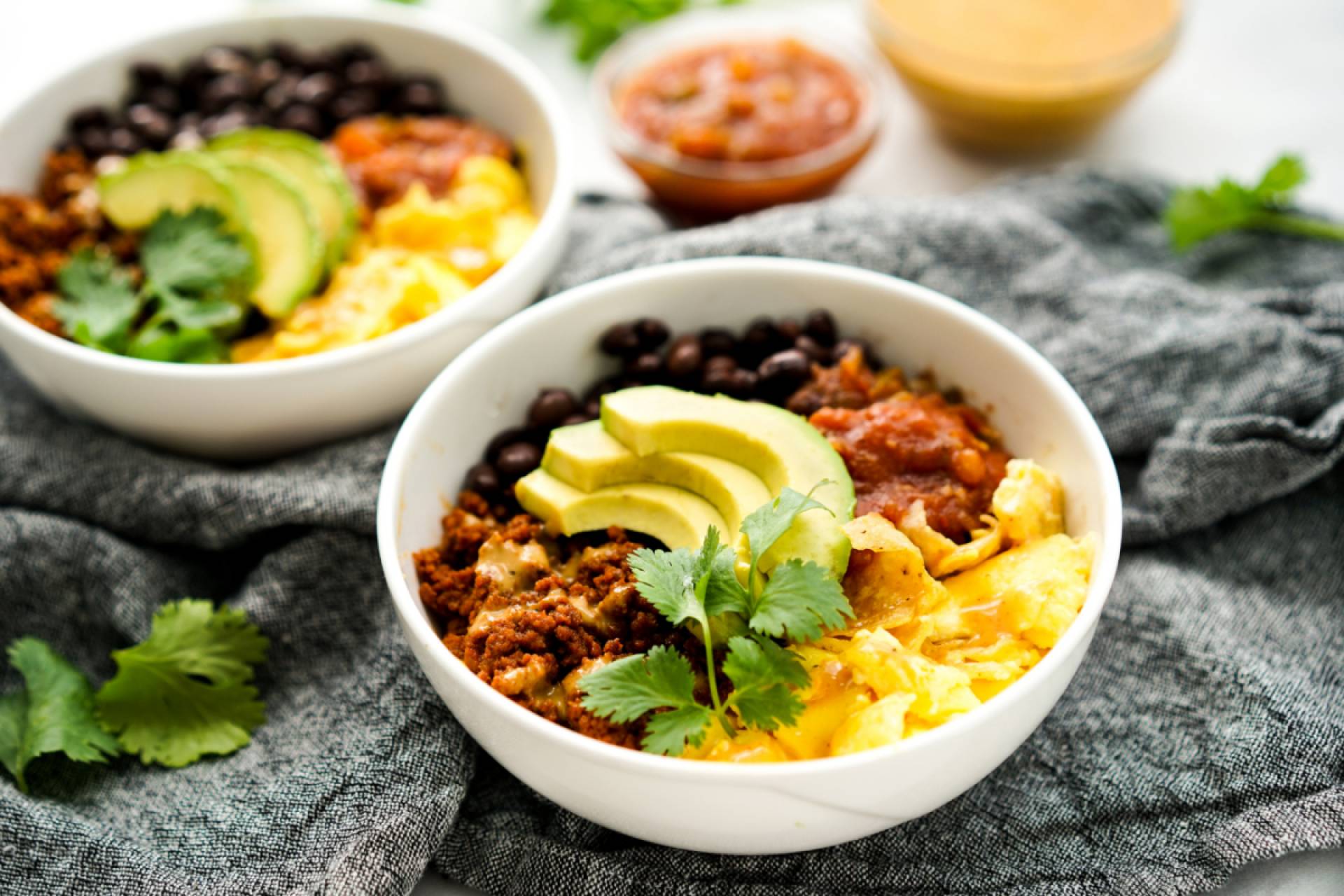 Chipotle Beef Breakfast Burrito Bowls