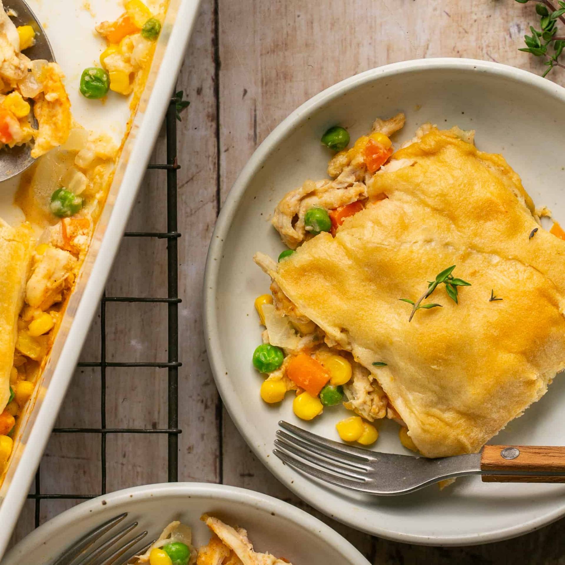 Chicken Pot Pie Casserole