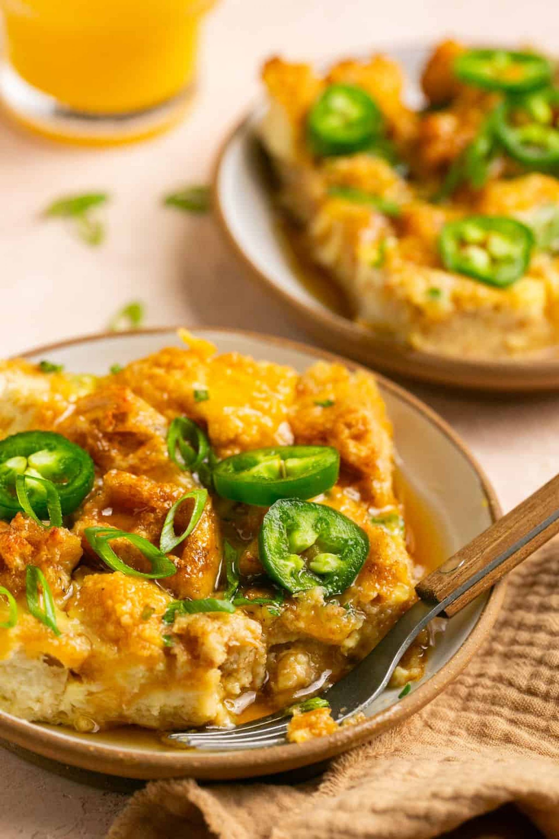 Chicken and Waffle Breakfast Casserole