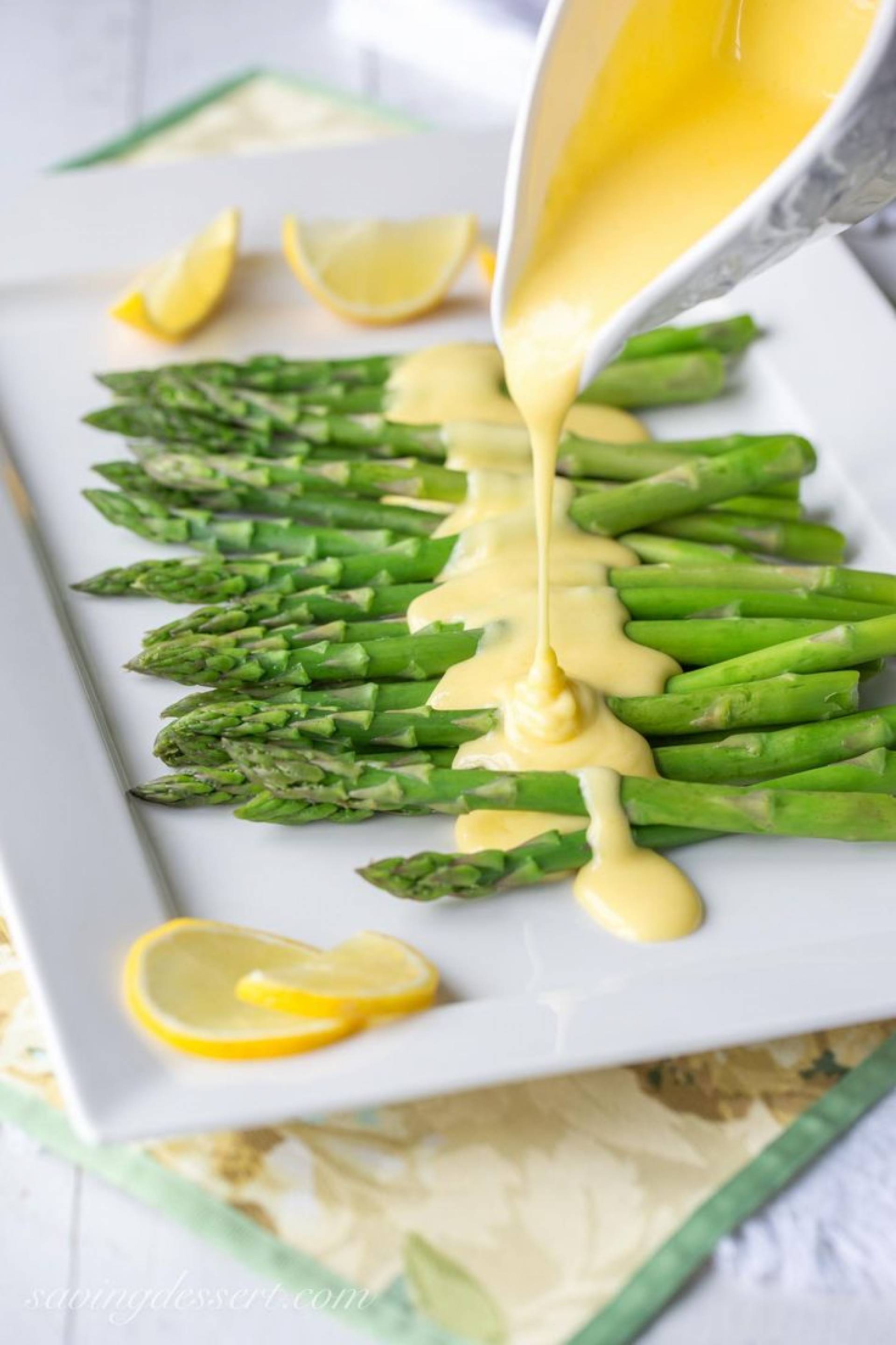 Asparagus with Vegan Hollandaise EASTER MENU