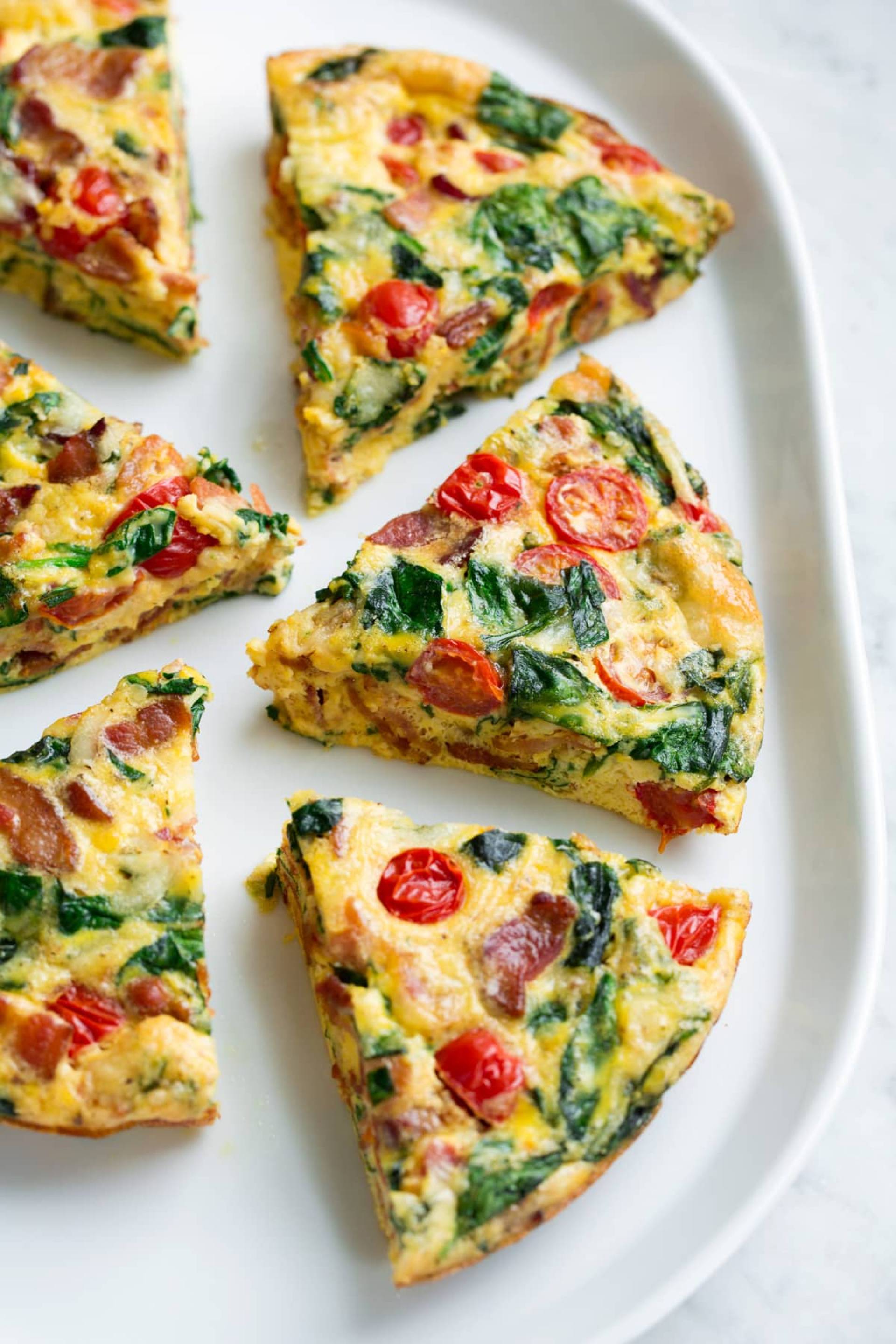 Smokey Roasted Tomato & Spinach Frittata EASTER MENU