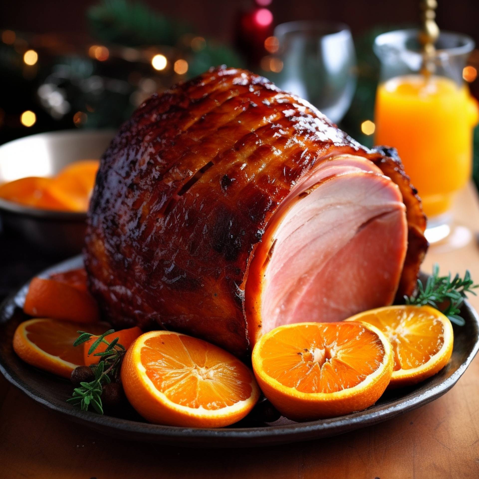 Orange & Brown Sugar Glazed Ham EASTER MENU