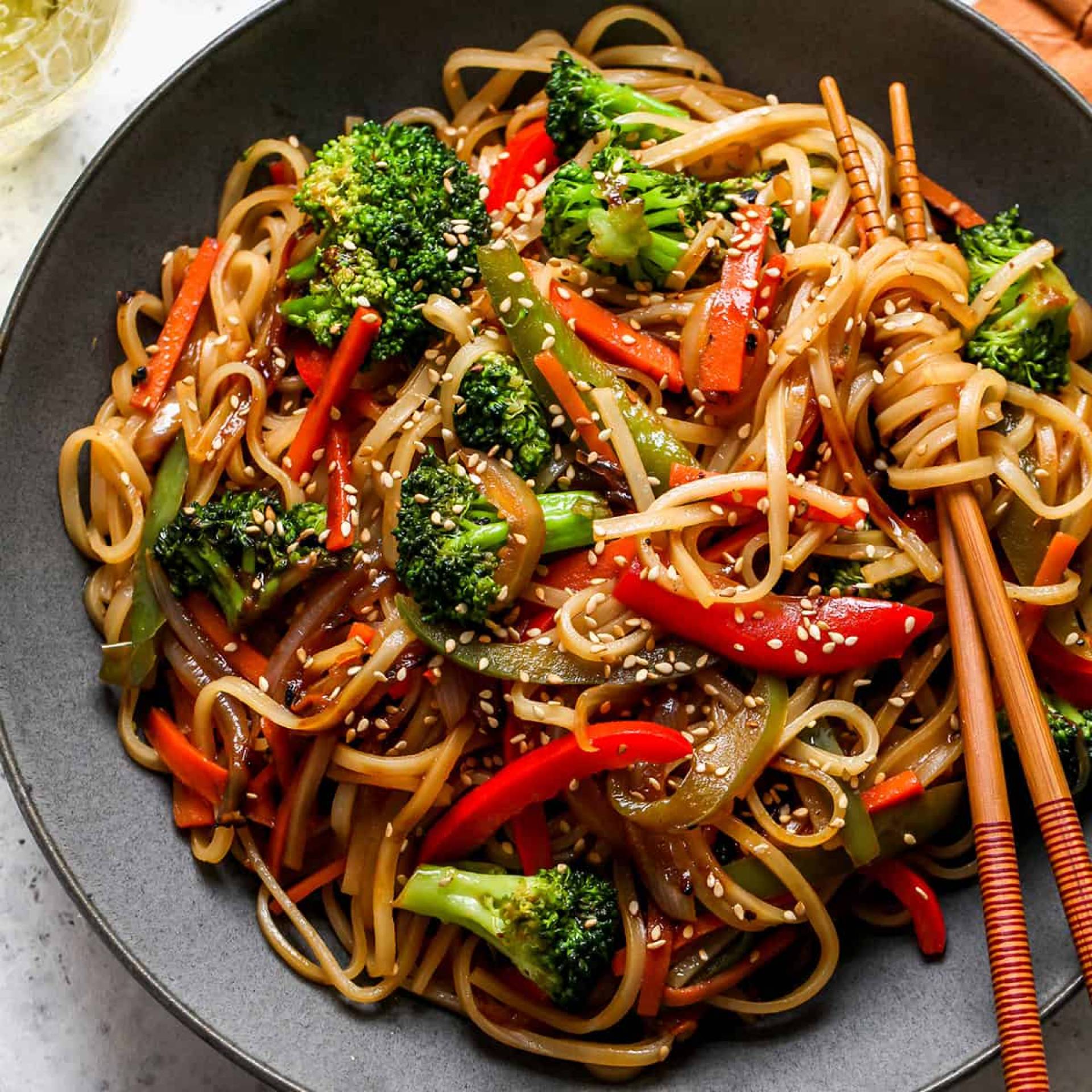 Veggie Packed Chicken Lo Mein