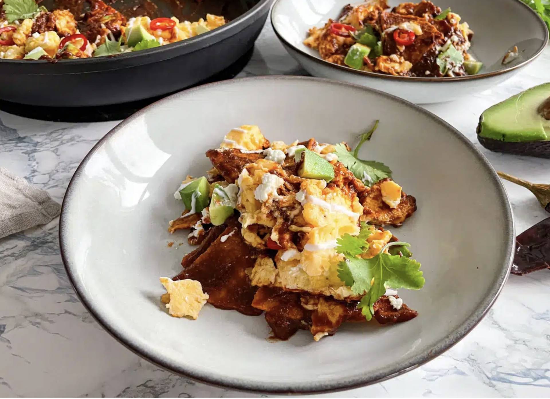 High Protein Chilaquiles