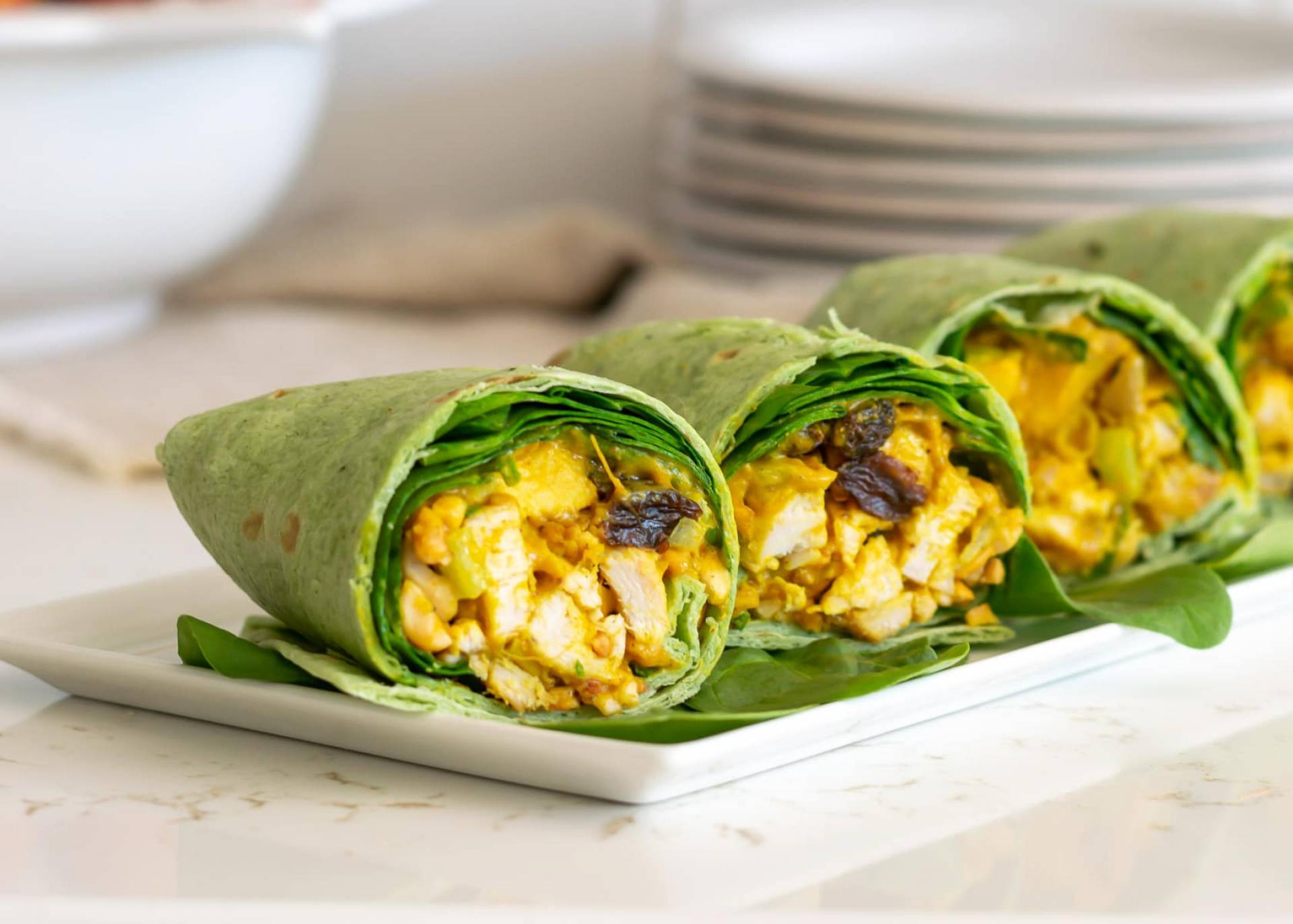 Curried Chicken Salad Wrap