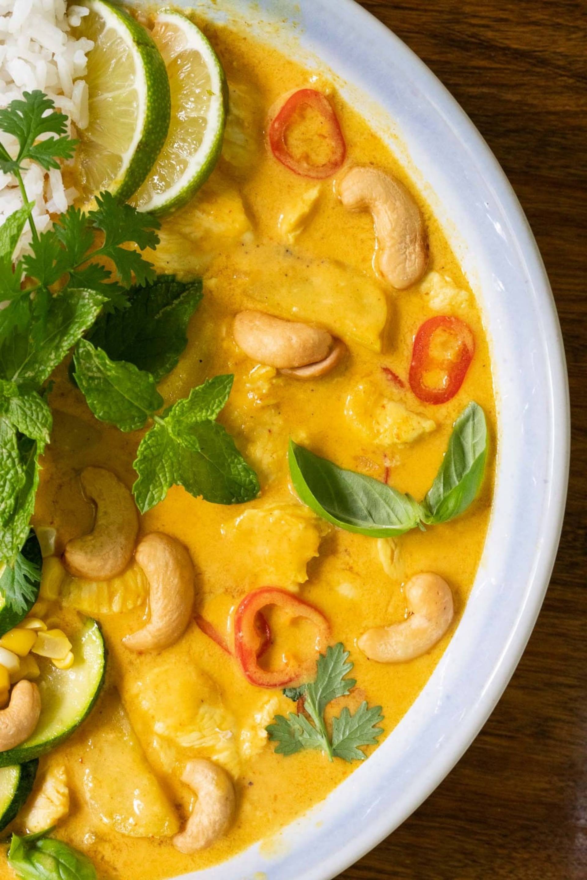 Summery Chicken Coconut Curry