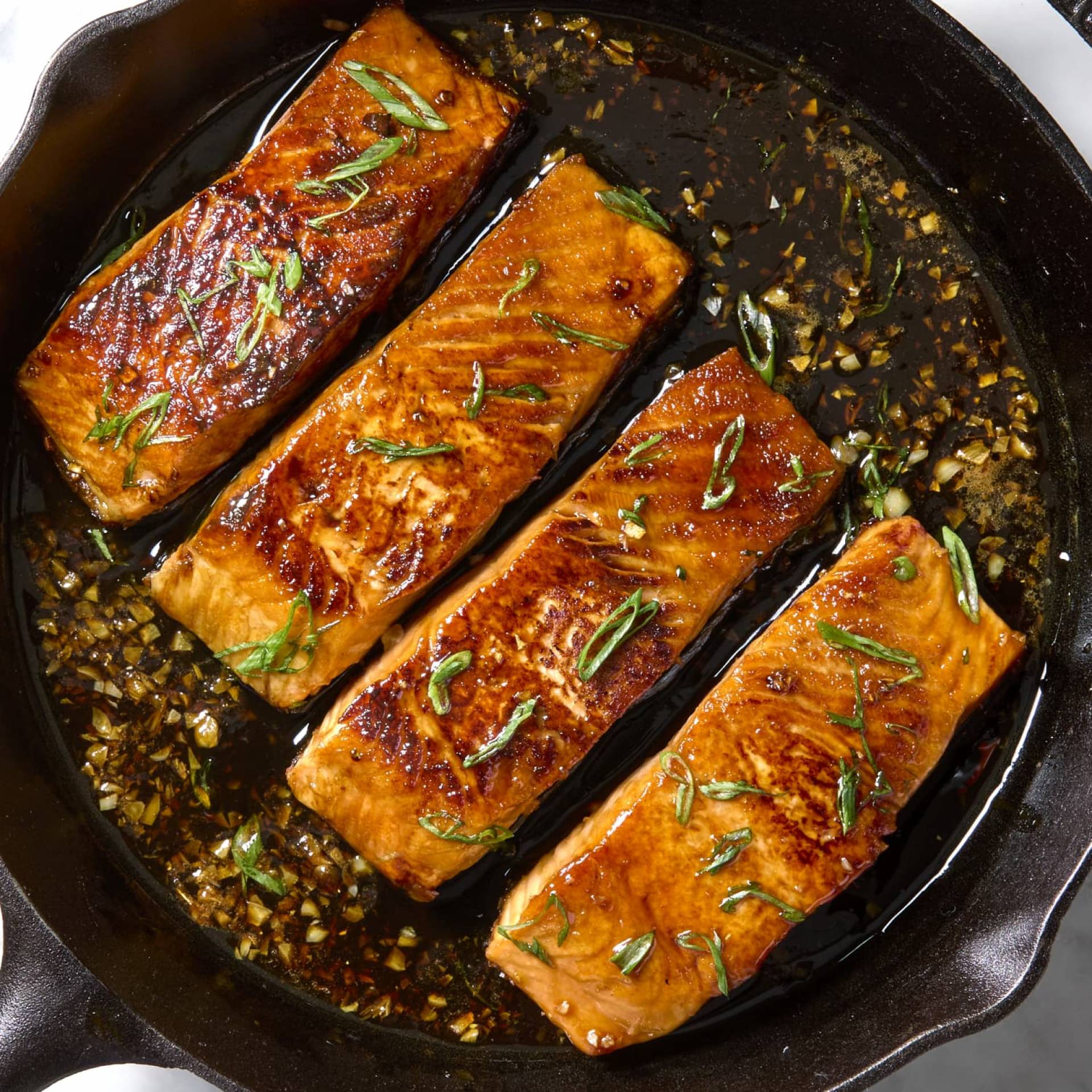 Hot Honey Salmon with Mashed Sweet Potato and Roasted Veggies