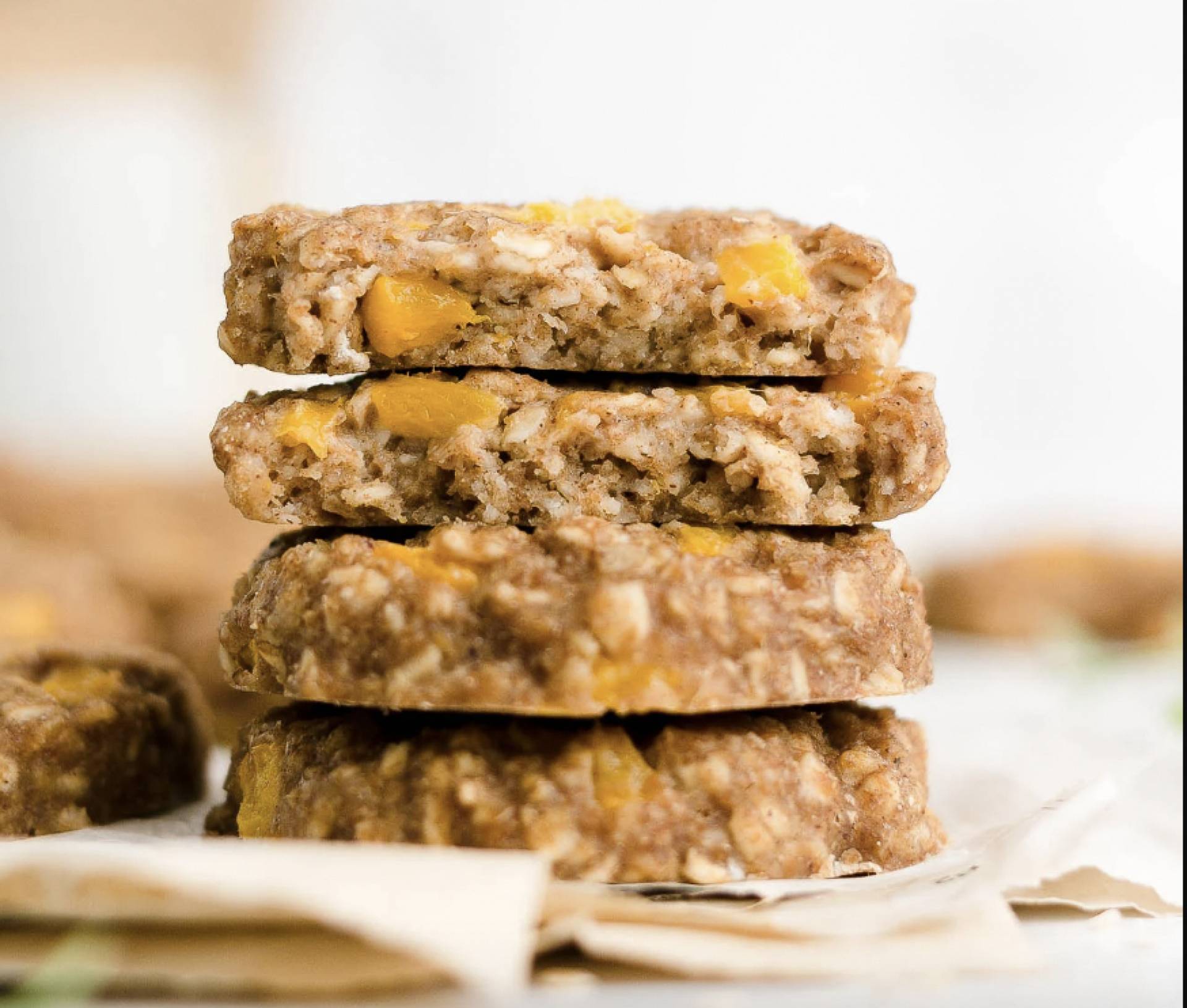 Palisade Peach Protein Breakfast Cookies