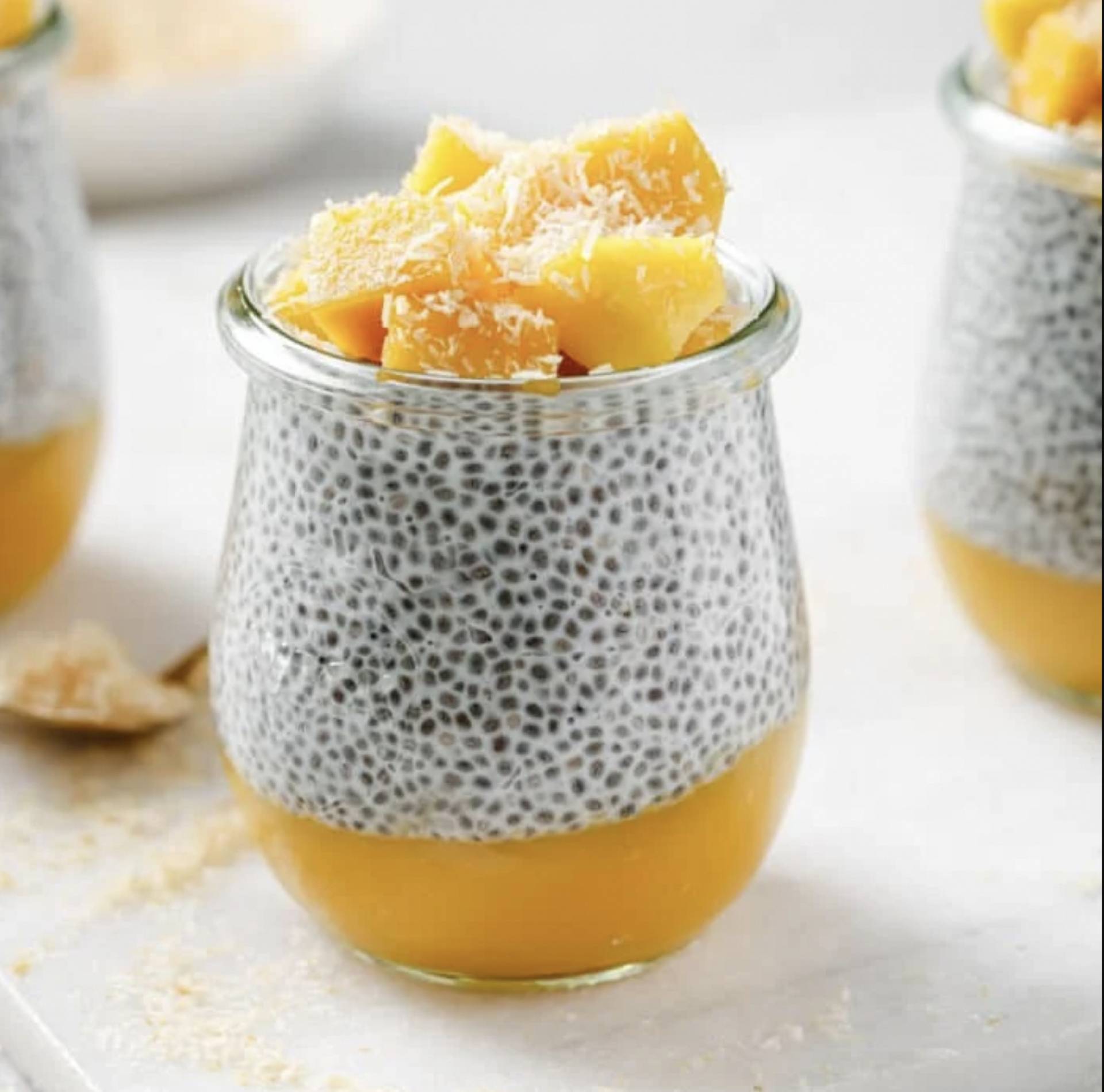 Chia Seed Pudding with Mango & Coconut (4 pack)