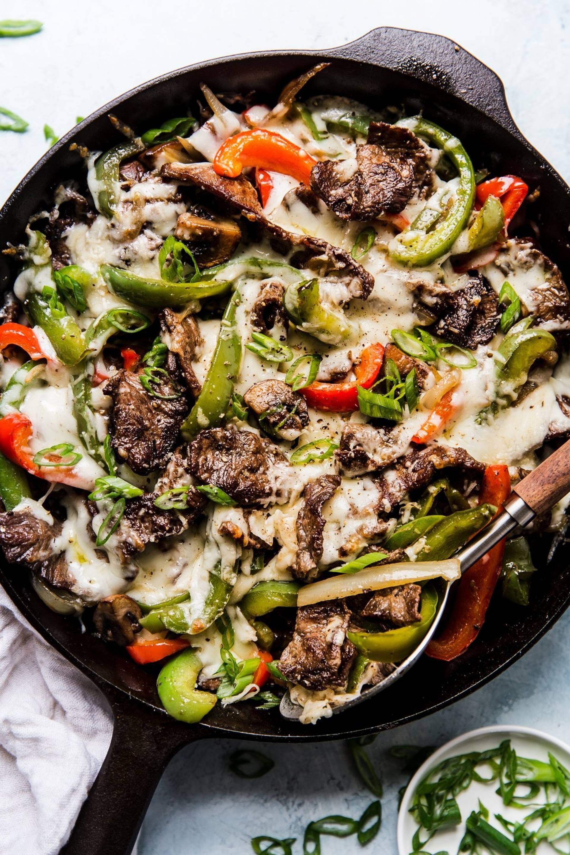 Philadelphia Cheesesteak Bowl with Yukon Potatoes