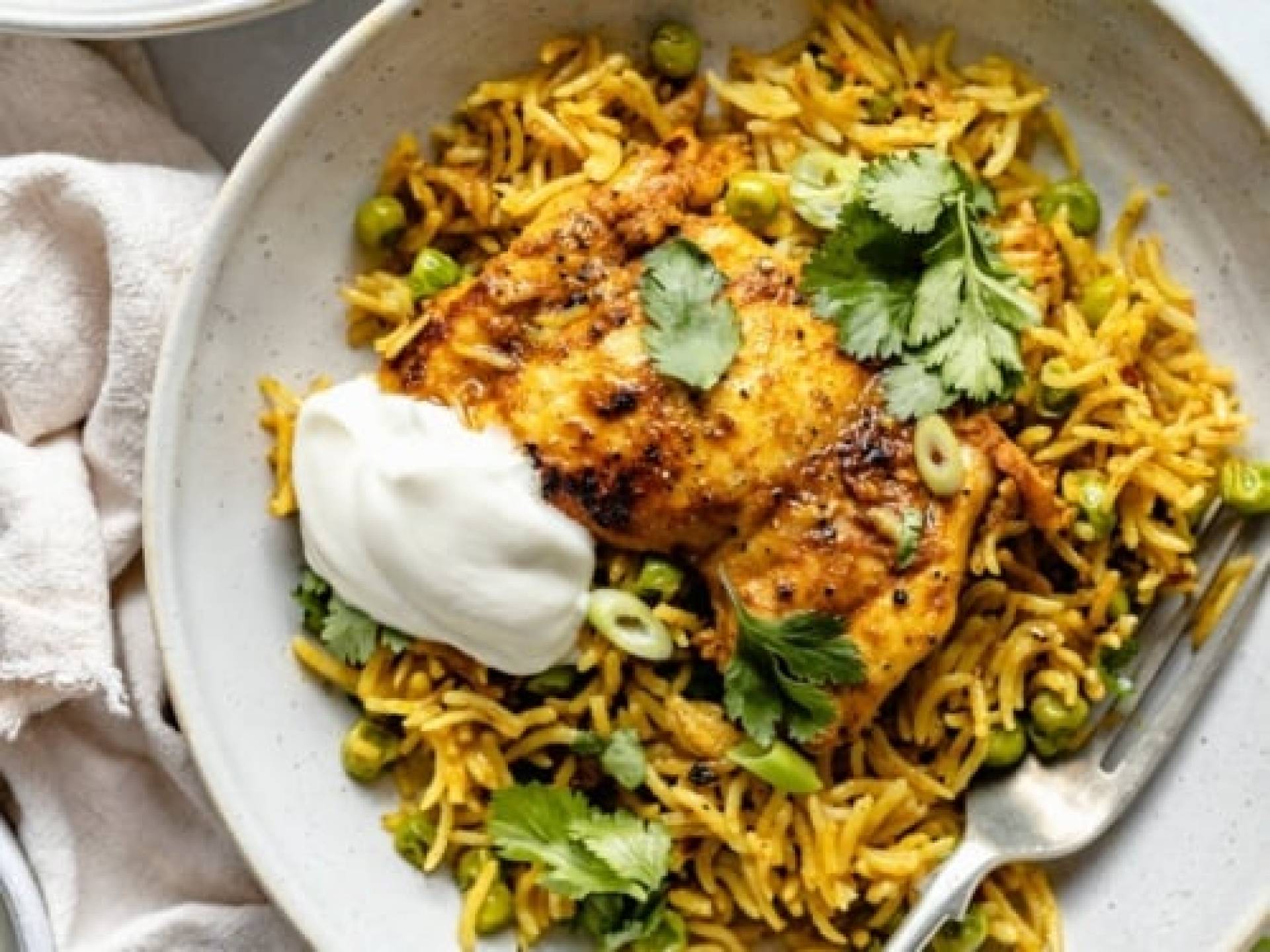 Dairy Free Tandoori Grilled Chicken with Biryani