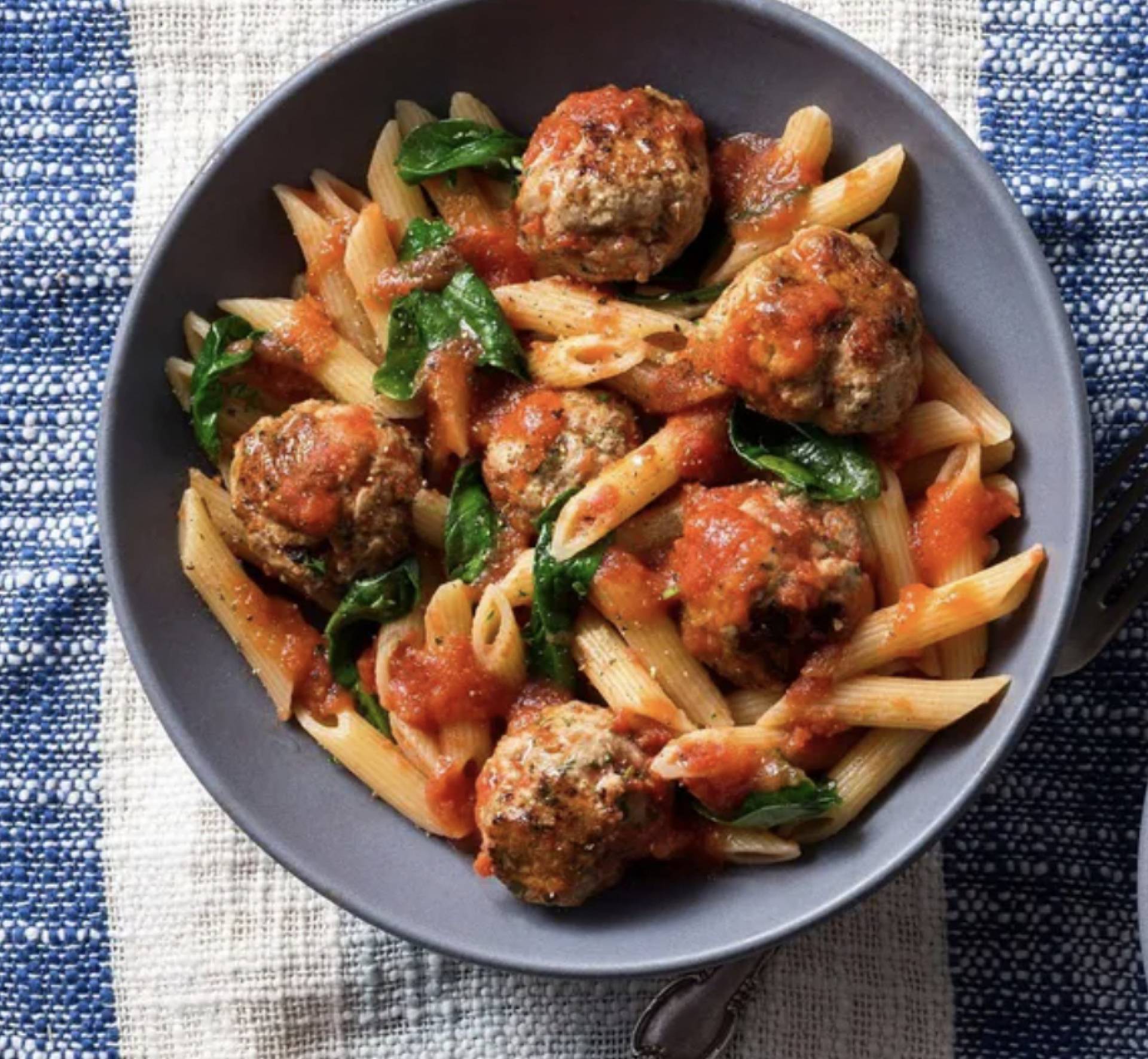 Cheesy Turkey Meatballs with Sneaky Veggie Marinara