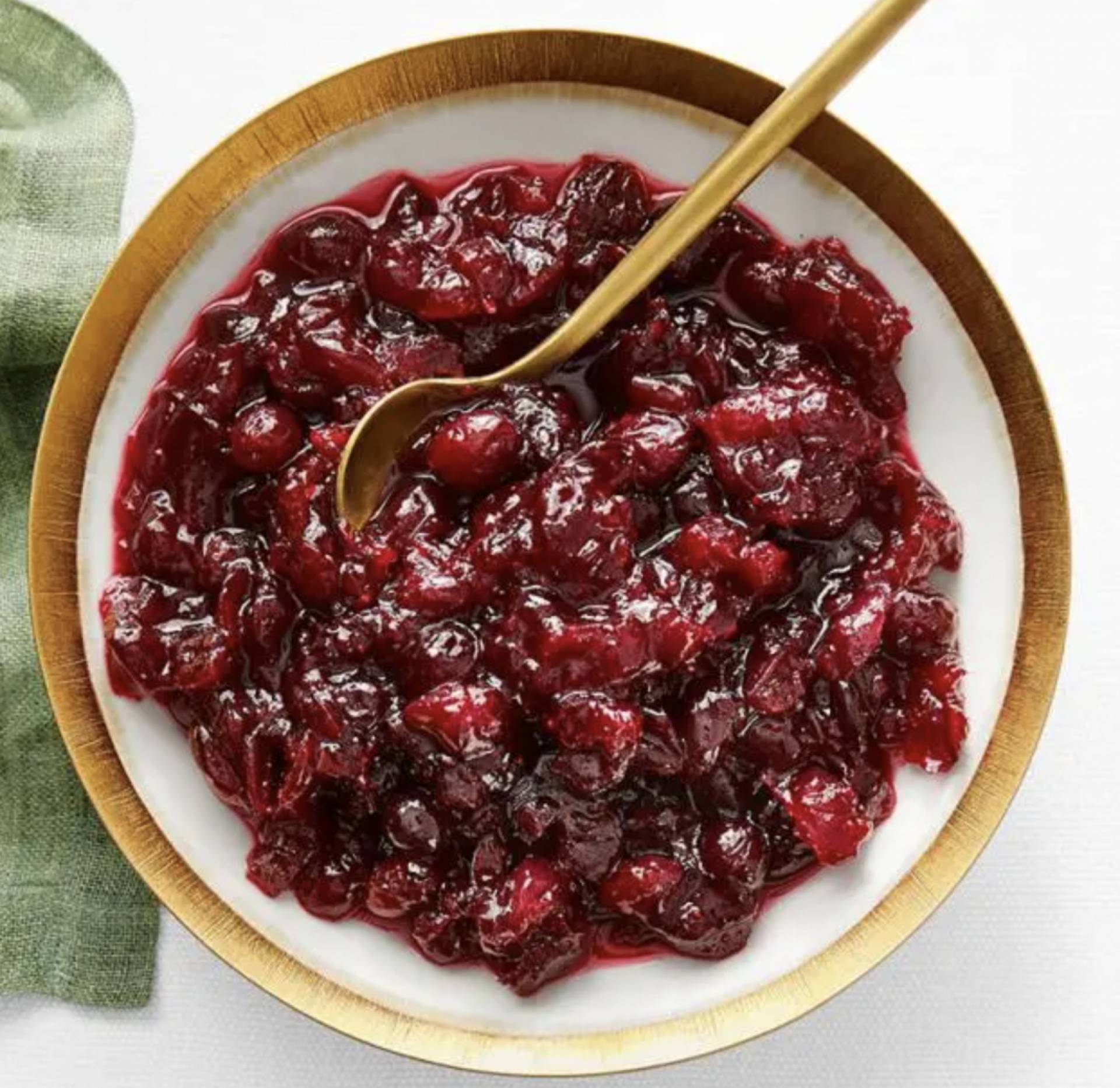 Bourbon Infused Cranberry Sauce - THANKSGIVING MENU