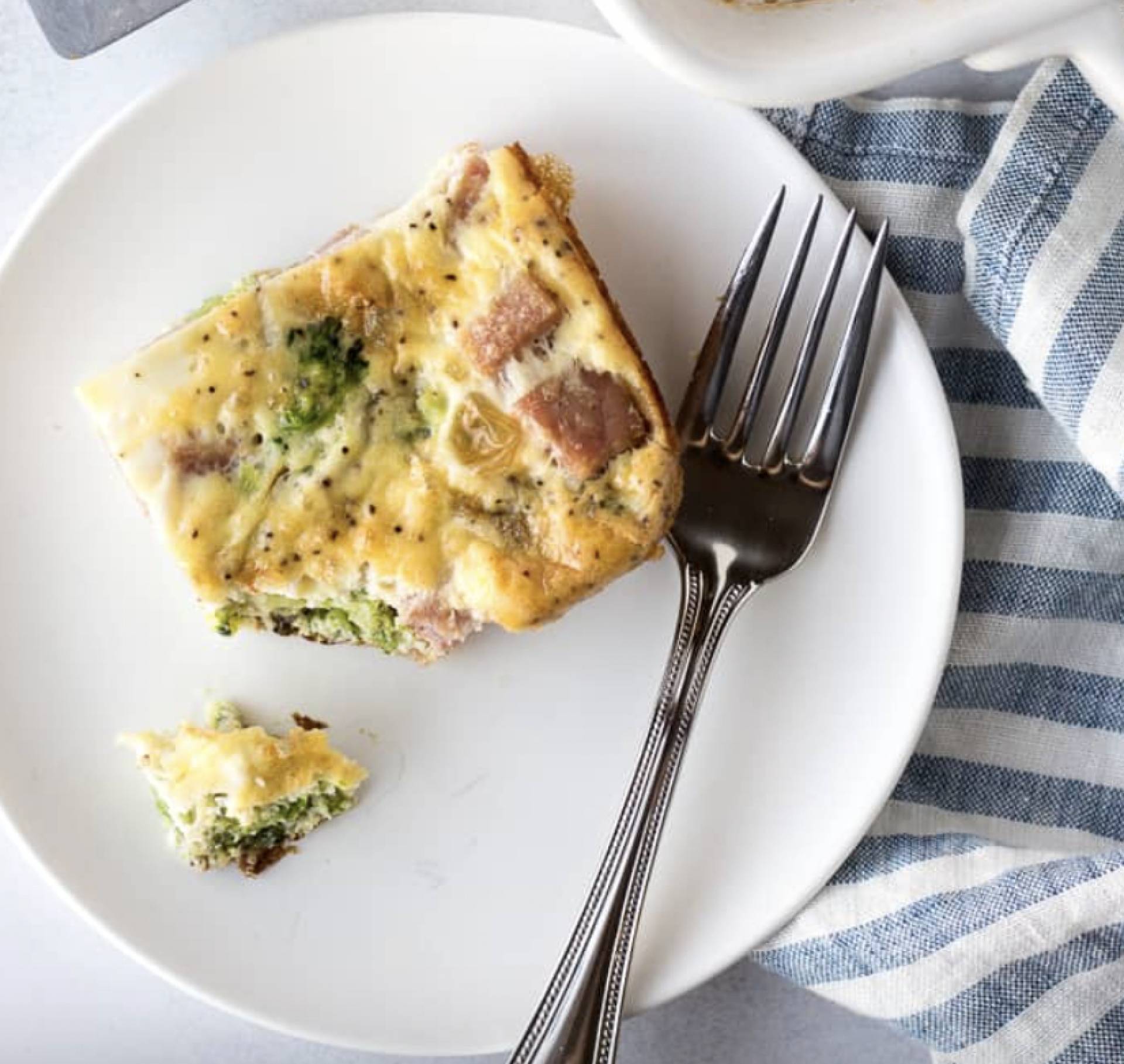 Ham and Broccoli Breakfast Bake