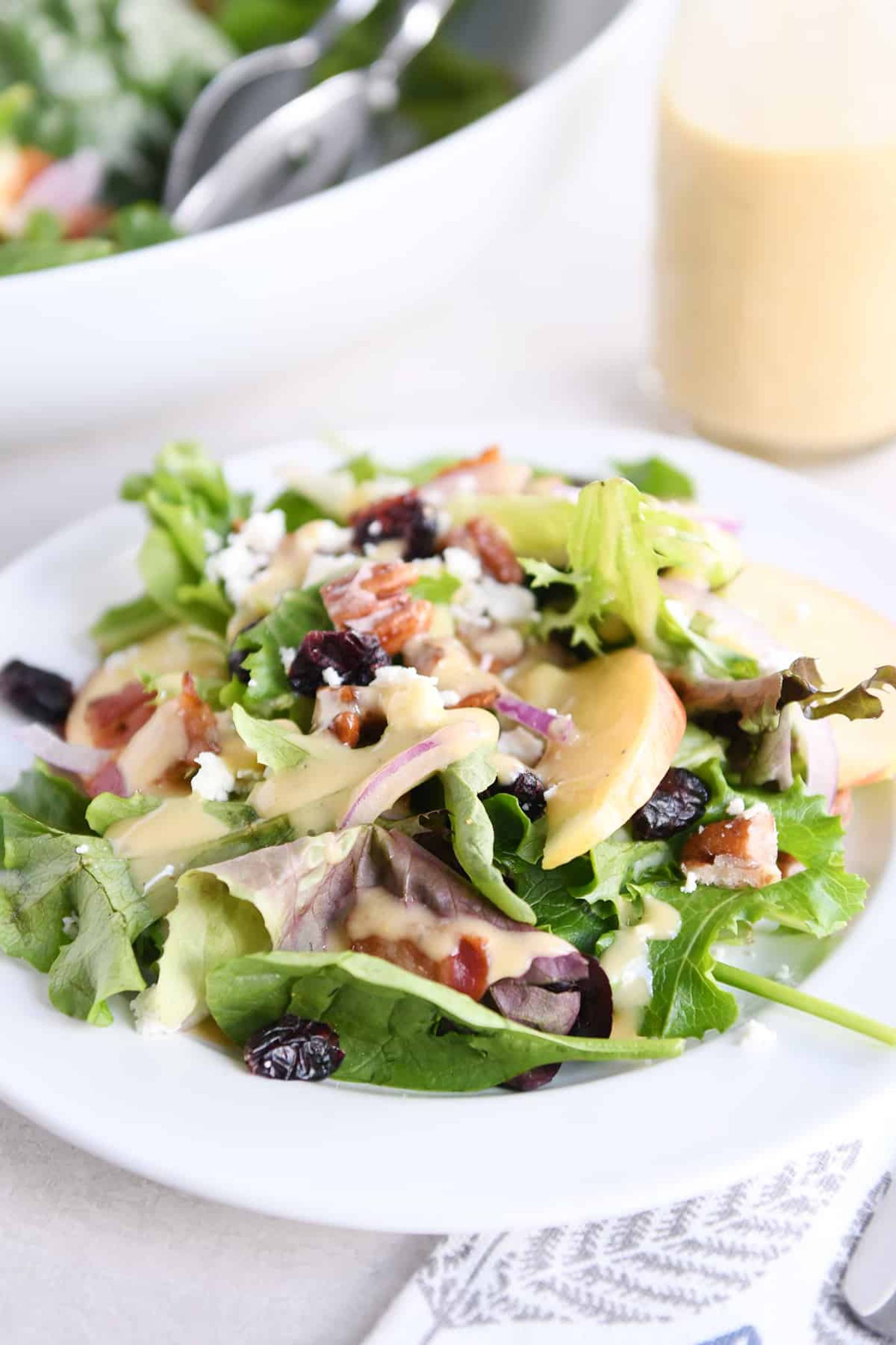 Dairy Free GIVE BACK- Apple Bacon Pecan Salad with Grilled Chicken