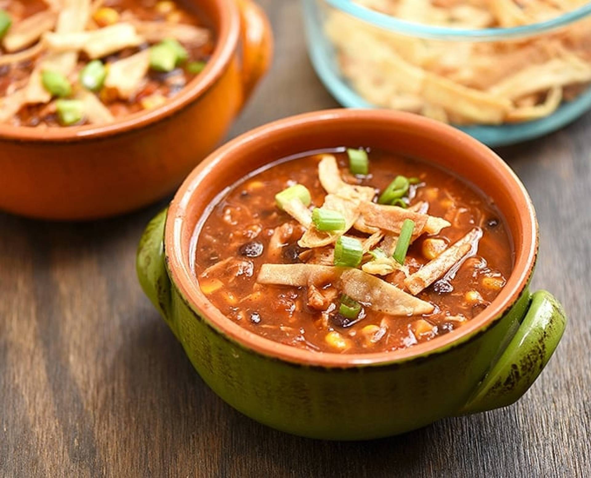 Savory Chicken Tortilla Soup with Veggies