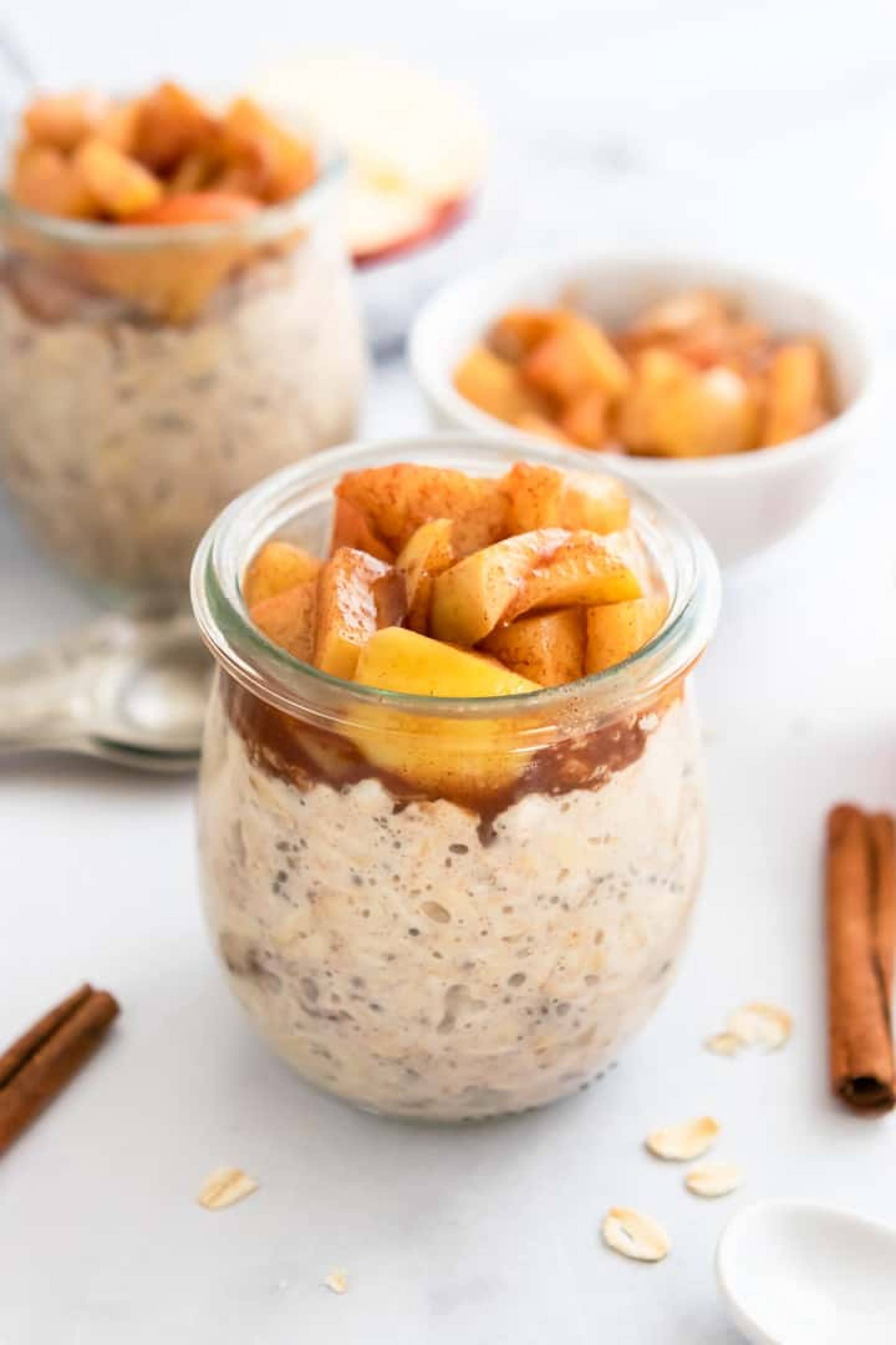 Apple Pie Overnight Oats with Pecan Crumble - 4 Pack