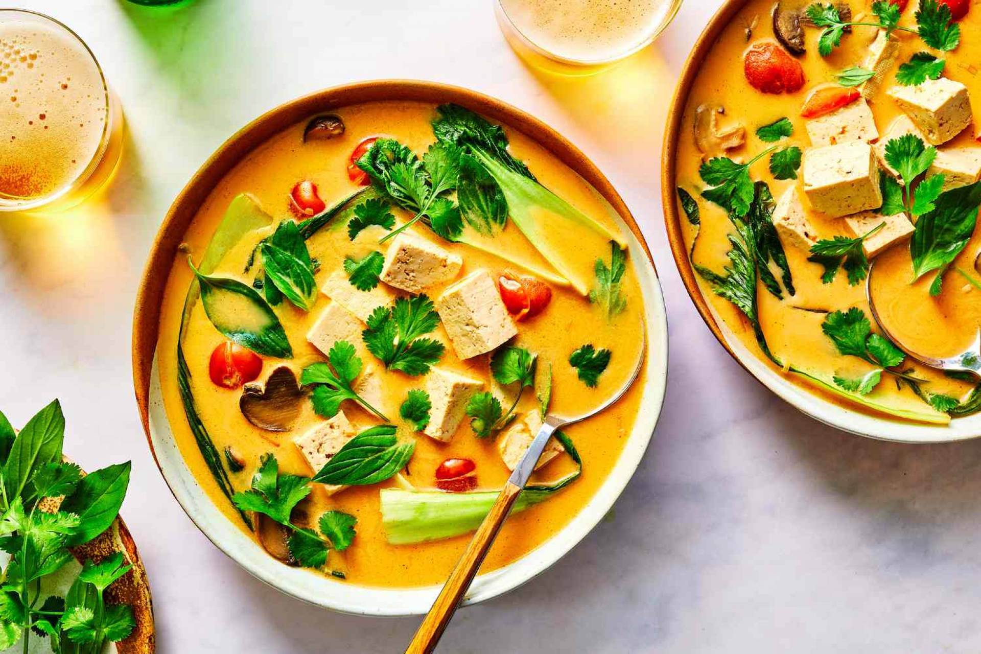 Thai Coconut Tom Kha Soup