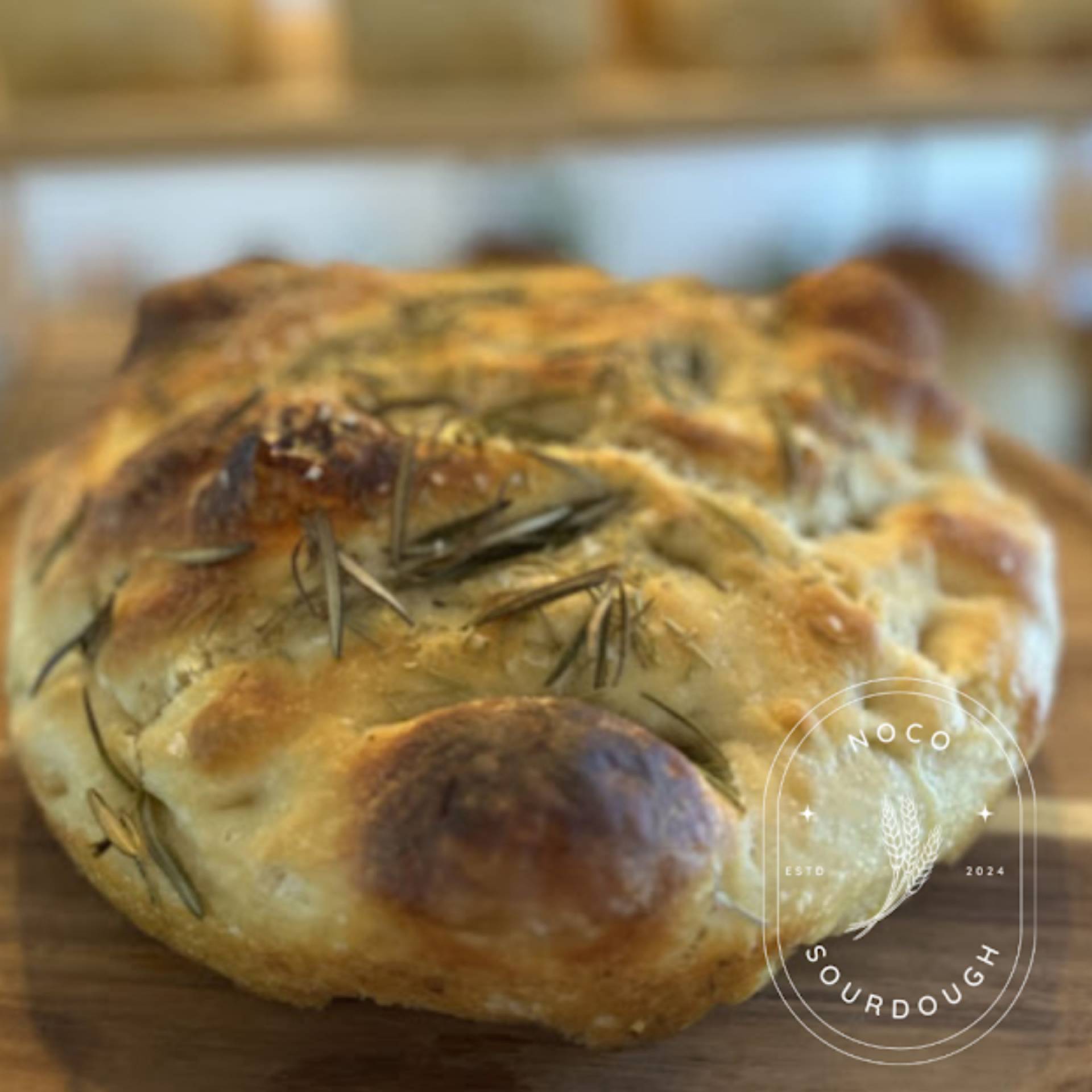 NoCo Sourdough - Rosemary + Sea Salt Foccacia