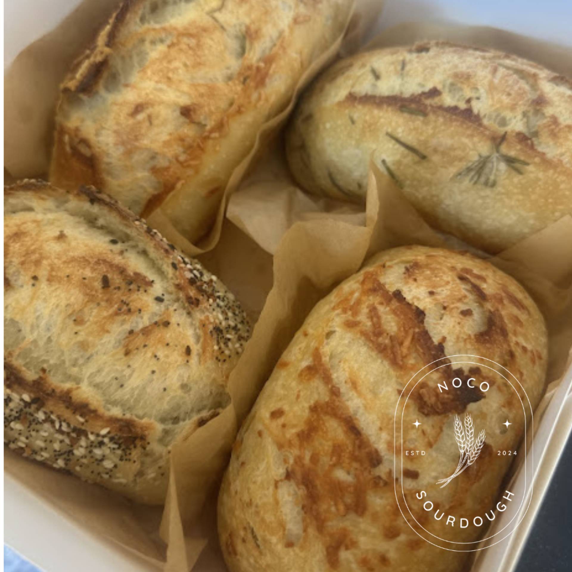 NoCo Sourdough - Everything Bagel and Cheddar Loaf